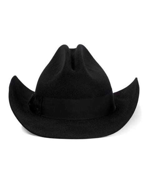 matte black gucci cowboy hat|Gucci felt bow hat.